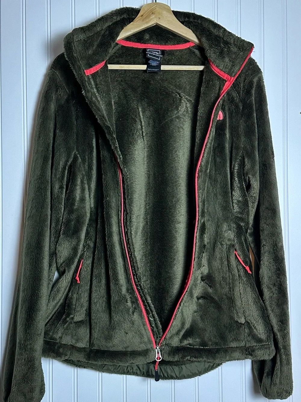 The North Face Osito Jacket full-zip fleece fuzzy" or silken high-pile texture L - Picture 11 of 11